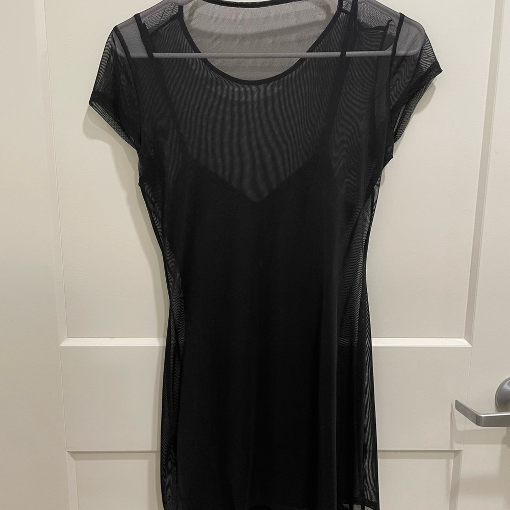 Revolve superdown mesh tank dress
